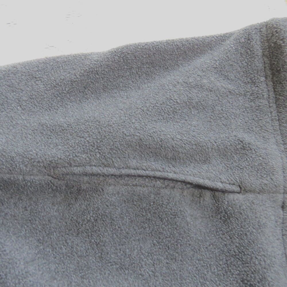 IZOD Men's Vtg circa 90's 1/4 Zip Fleece Pullover Gray  XXL EUC - Picture 10 of 11
